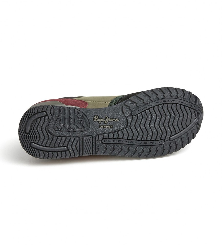 Tênis Pepe Jeans London Forest M de couro verde
