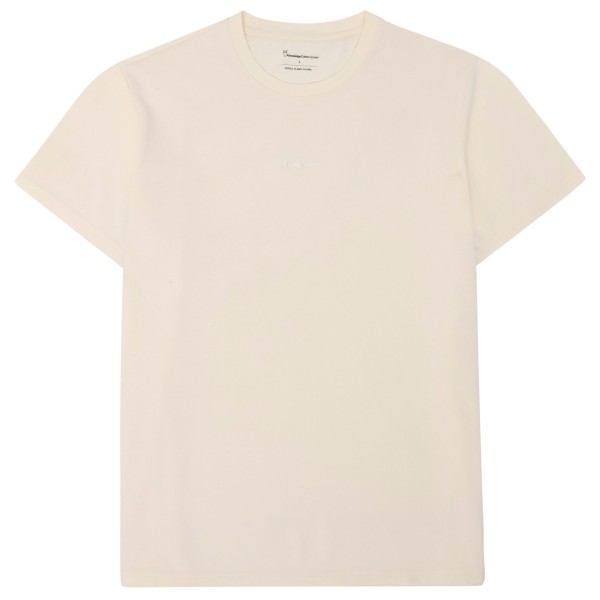 KnowledgeCotton Apparel - Regenerative Organic Cotton Chest Embroidery II - T-shirt