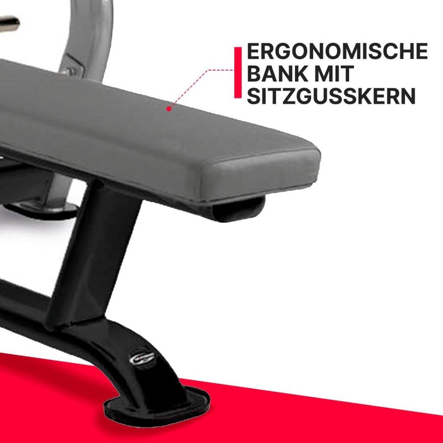Sport-Knight® Profi Flachdrückbank Gelb