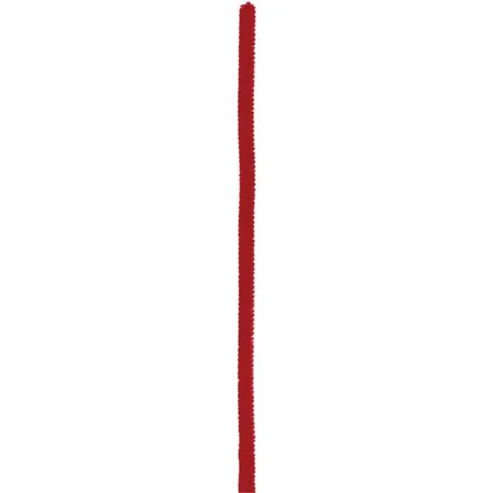 Meyco Chenilledraht, dunkelrot, 8mm, 50cm, 10 Stück