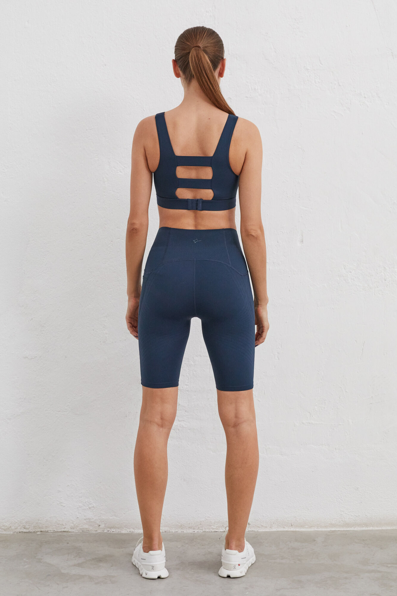 Calções de ciclismo Power Sculpt azul marinho - azul