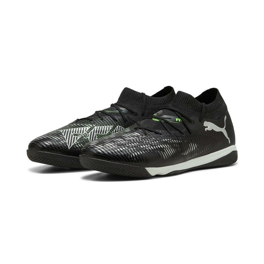 PUMA Future 8 Match IT Eclipse - Noir/Cool Light Gray/Vert