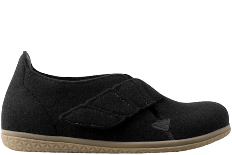 NEW FEET FILT HJEMMESKO I SORT