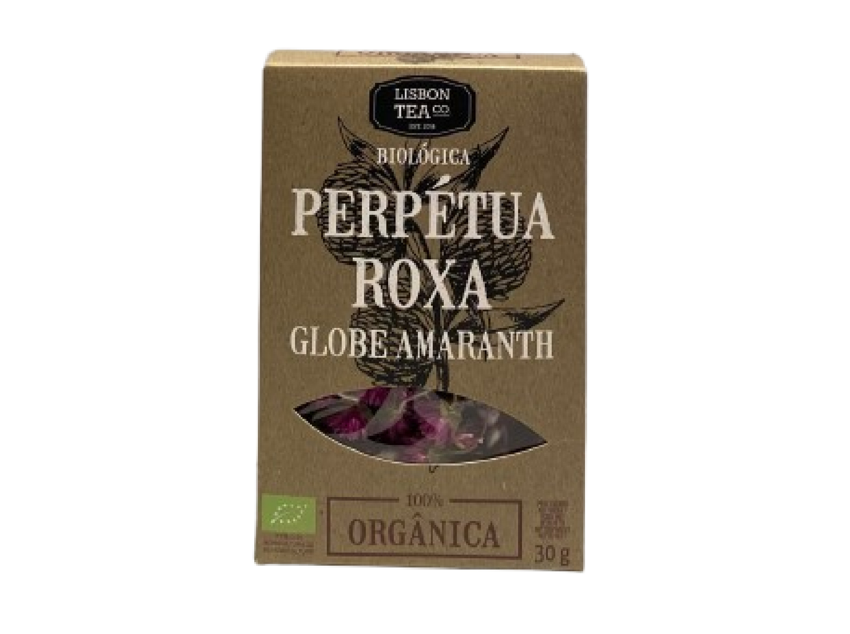 INFUSÃO BIO LISBON TEA CO. PERPÉTUA-ROXA 30G
