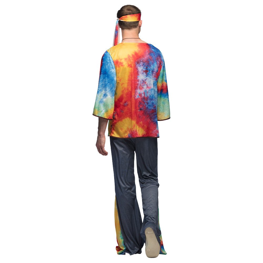 Hippie 60S Kostuum Heren 4 delig
