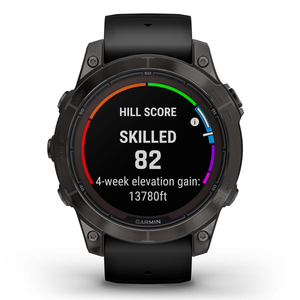 Montre cardio GPS GARMIN FENIX 7 PRO SAPPHIRE SOLAR SAPPHIRE SOLAR/CARBON GREY DLC/TITANE BLACK