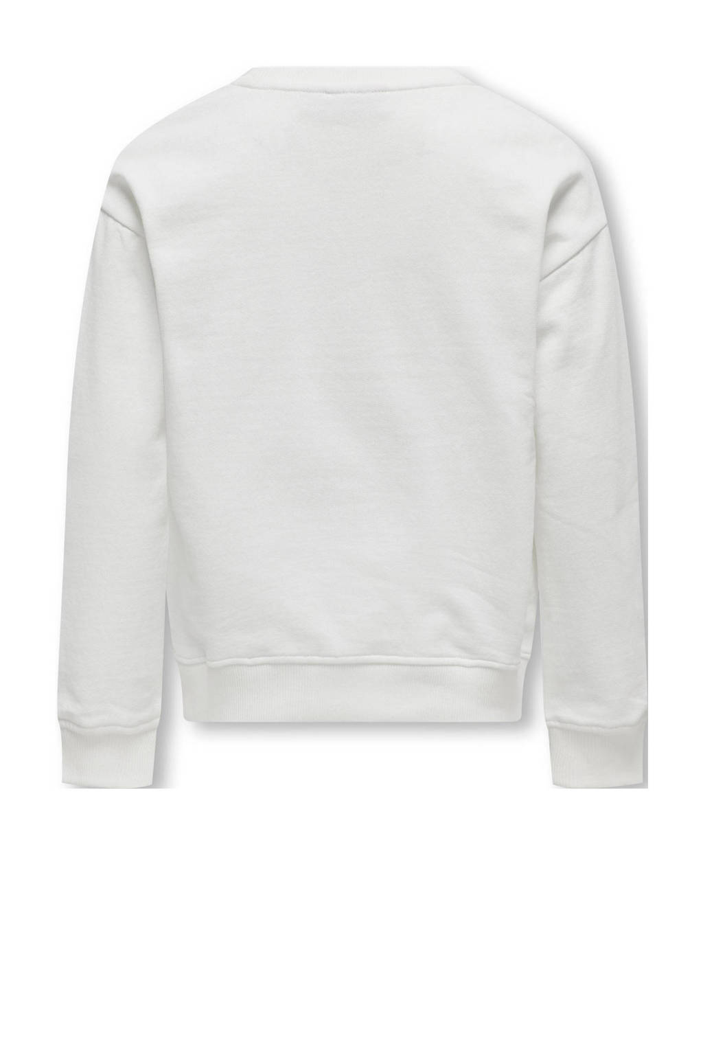 ONLY sweater KOGDITTE met printopdruk wit