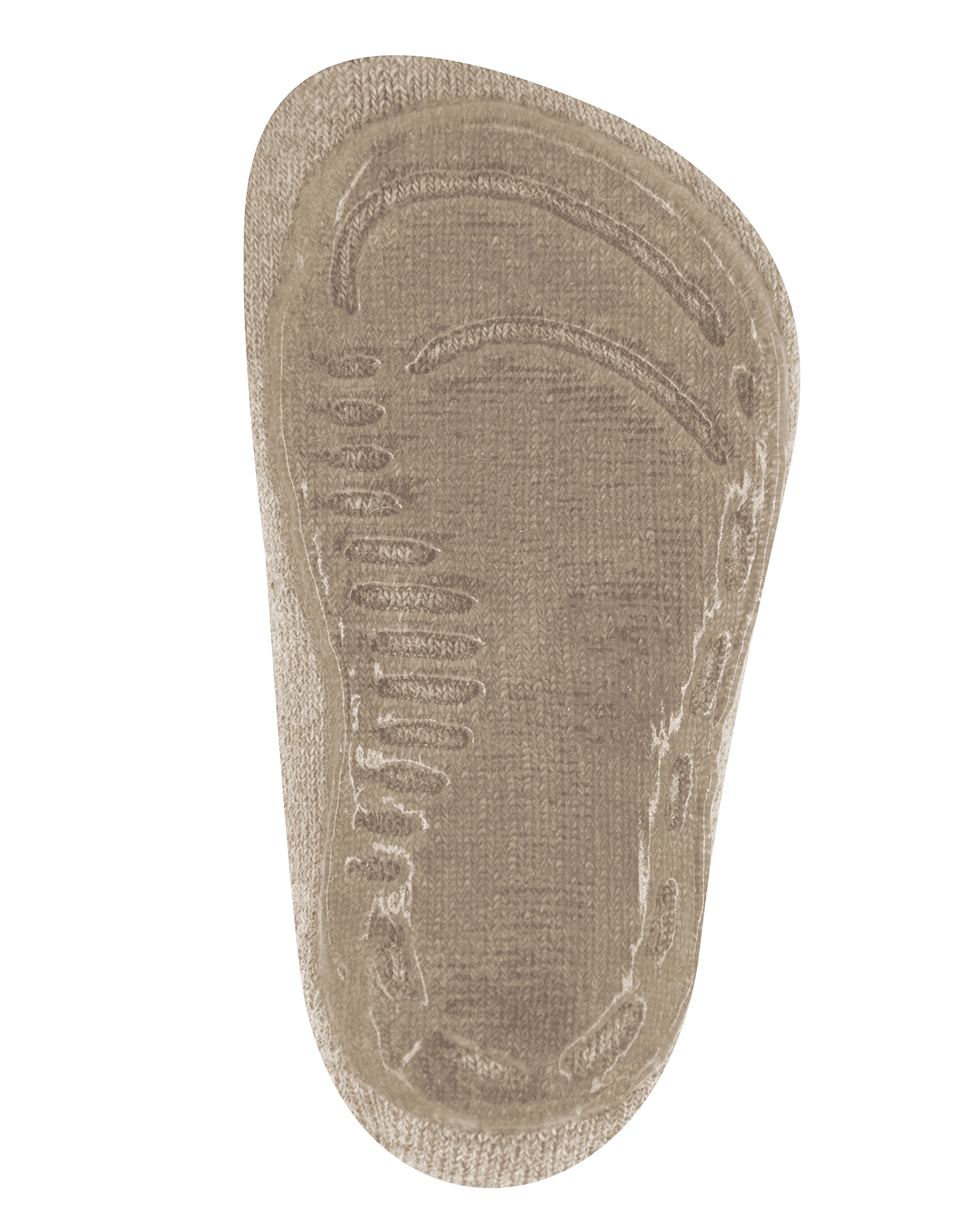 Stoppersocken SOFTSTEP - UNI in dunkelbeige melang