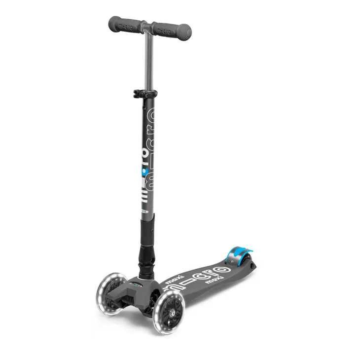 Micro Trottinette Maxi Micro Deluxe Pliable LED | Gris