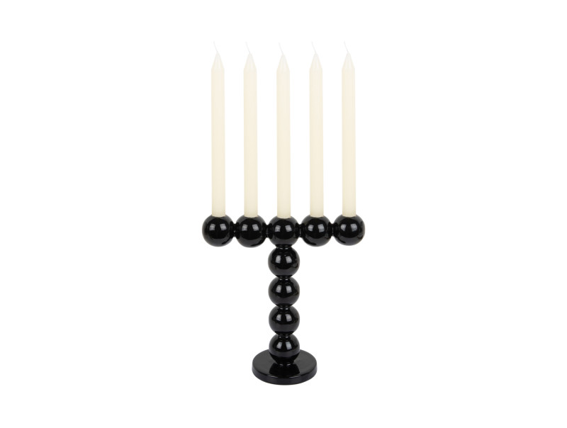 Candle Holder Bubbles High PT4202BK Black