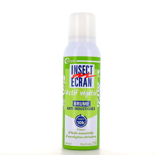 Brume anti moustiques Insect Ecran - Actif végétal - Brumisateur 100ml
