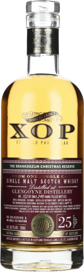 GLENGOYNE 25 YEARS 1997 XTRA OLD PARTICULAR CHRISTMAS 70CL