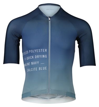 Maillot Manches Courtes Poc Pristine Print Dégradé Bleu