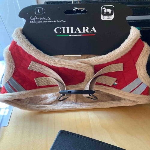 Arnês de inverno Chiara, vermelho