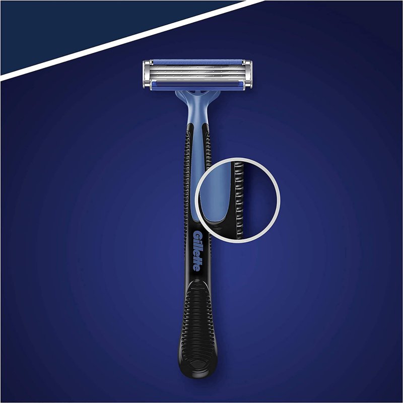 Rasoirs jetables Blue 3 Smooth Gillette - Sachet de 4