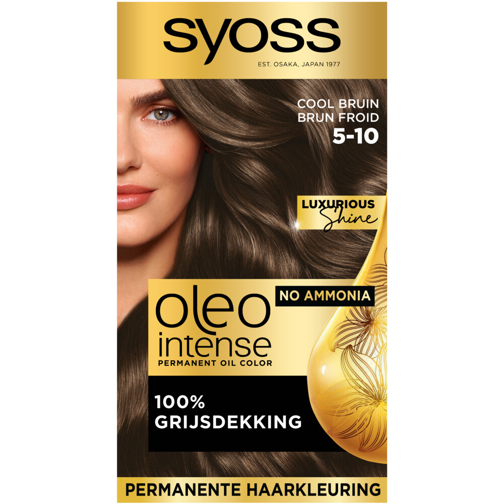 Syoss Oleo Intense Haarverf 5-10 Cool Bruin