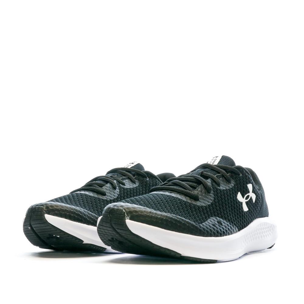 Under Armour Chaussures de Running Noir/Blanc Femme Under Armour Charged Pursuit 3
