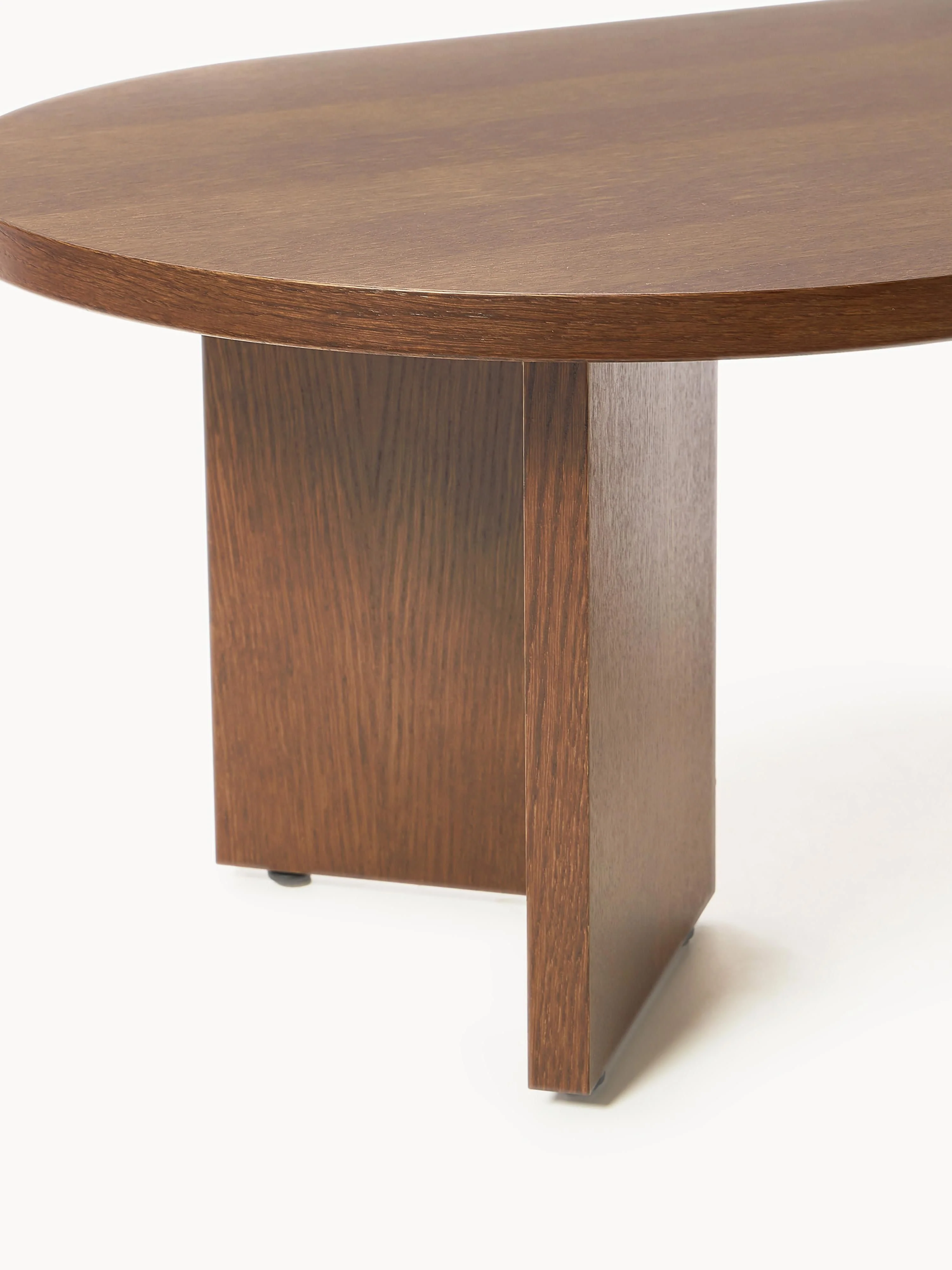 Ovale houten salontafel Toni