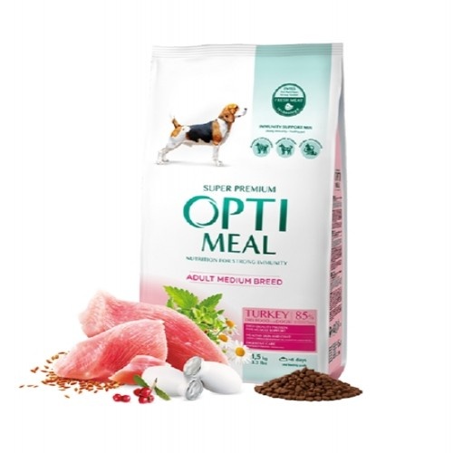 Ração seca Optimeal para cães de porte médio - Peru
