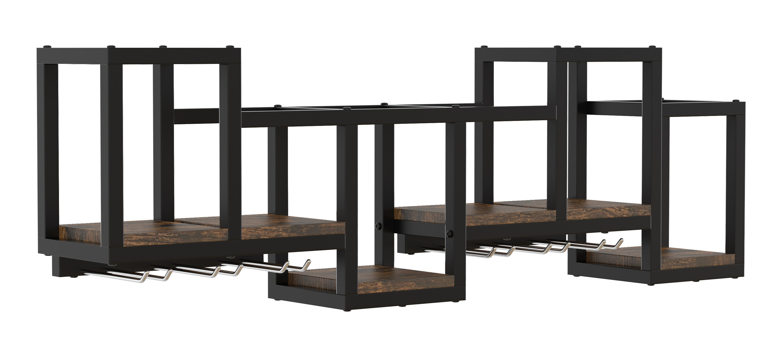 VCM Holz Wandregal Wandboard Küche Gewürze Gläser Kolari M