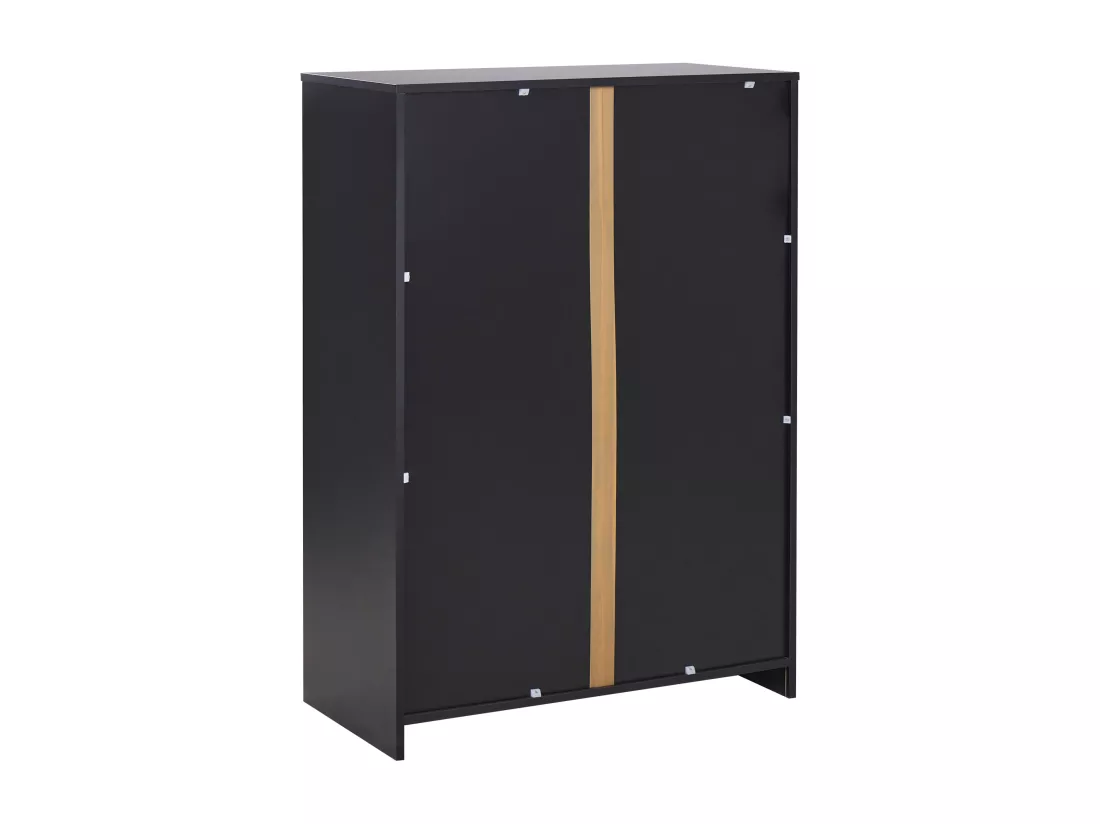Meuble de rangement ZEHNA Marron/noir