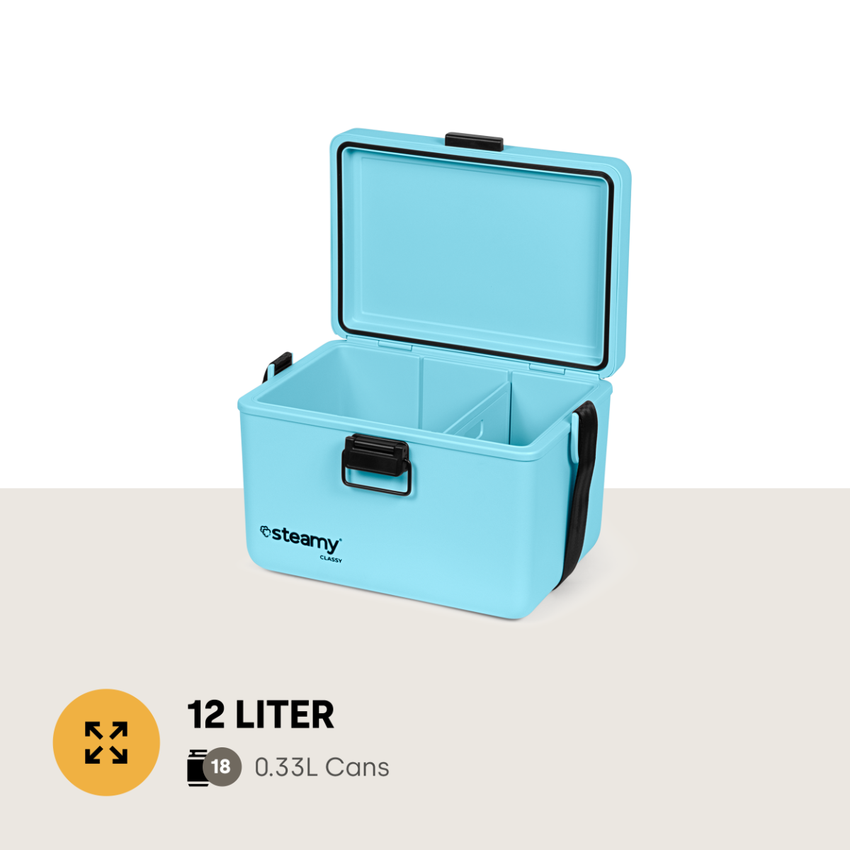 Steamy Classy 12L koelbox - Sky Blue