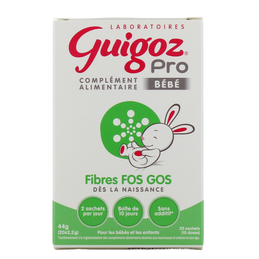 Guigoz Pro Fibres FOS GOS - Prébiotiques bébé et enfant