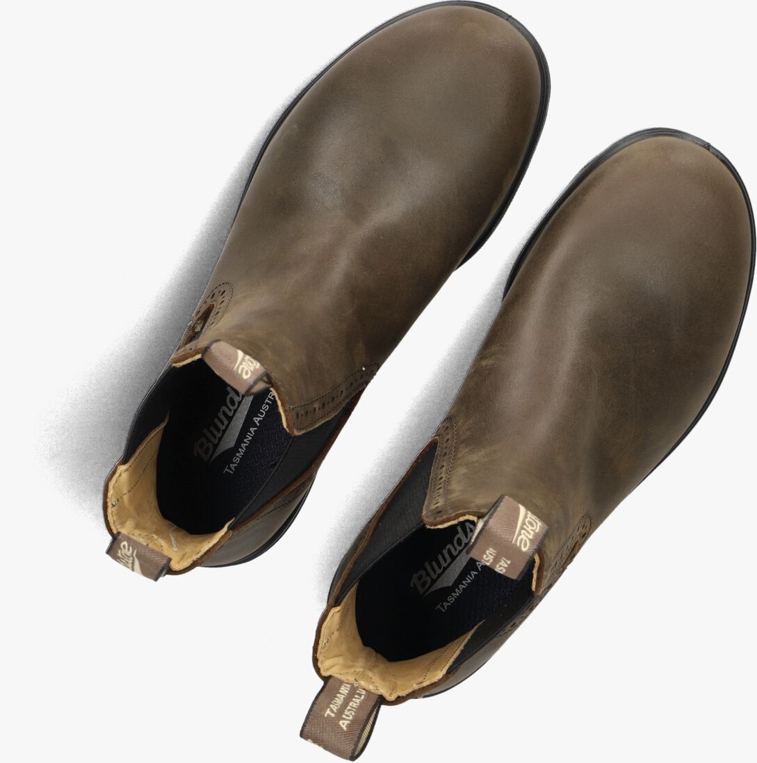 bruine blundstone chelsea boots women's high top