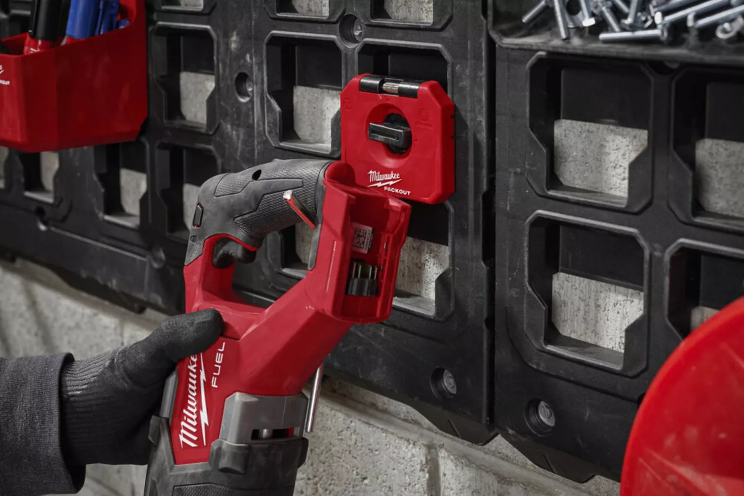 Milwaukee 4932493383 Packout enkele rechte haak
