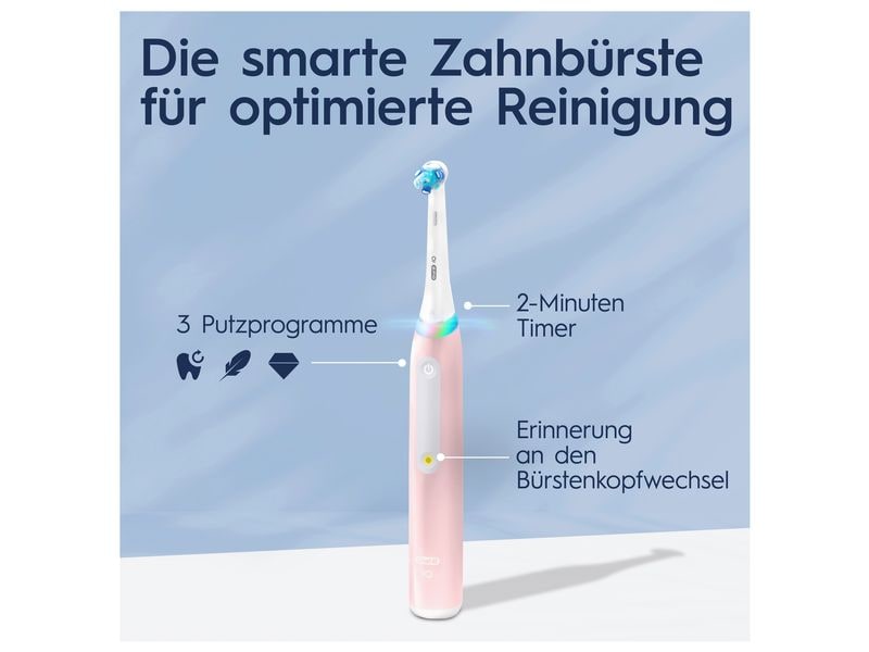 Oral-B Rotationszahnbürste iO Series 3n Blush Pink Elektrische Zahnbürste