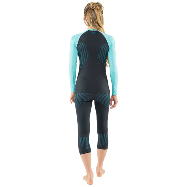 T-shirt thermique DYNAFIT SPEED DRYARN W L/S TEE MARINE BLUE