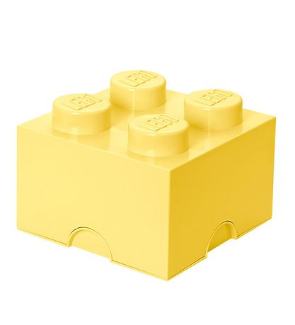 LEGO® Storage Aufbewahrungsbox - 4 Knäufe - 25x25x18 - Cool Yell