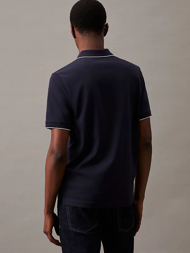 Camisa polo slim piqué