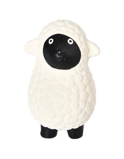 Adori Latex Schaap - Hondenspeelgoed - 14 cm Wit