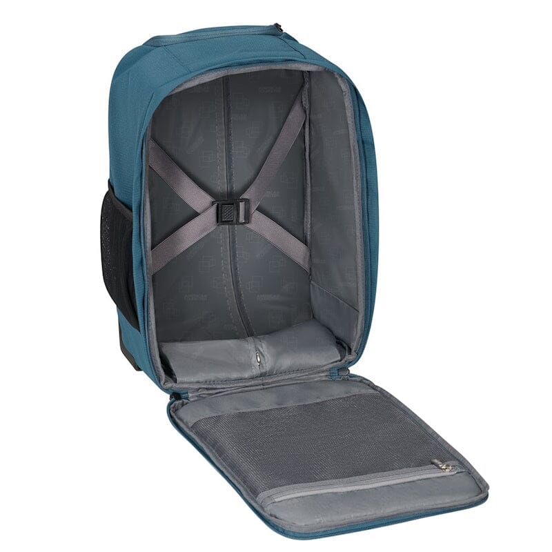 American Tourister Take2Cabin Wheeled Backpack S Harbor Blue