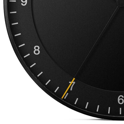 Wanduhr Braun, Schwarz