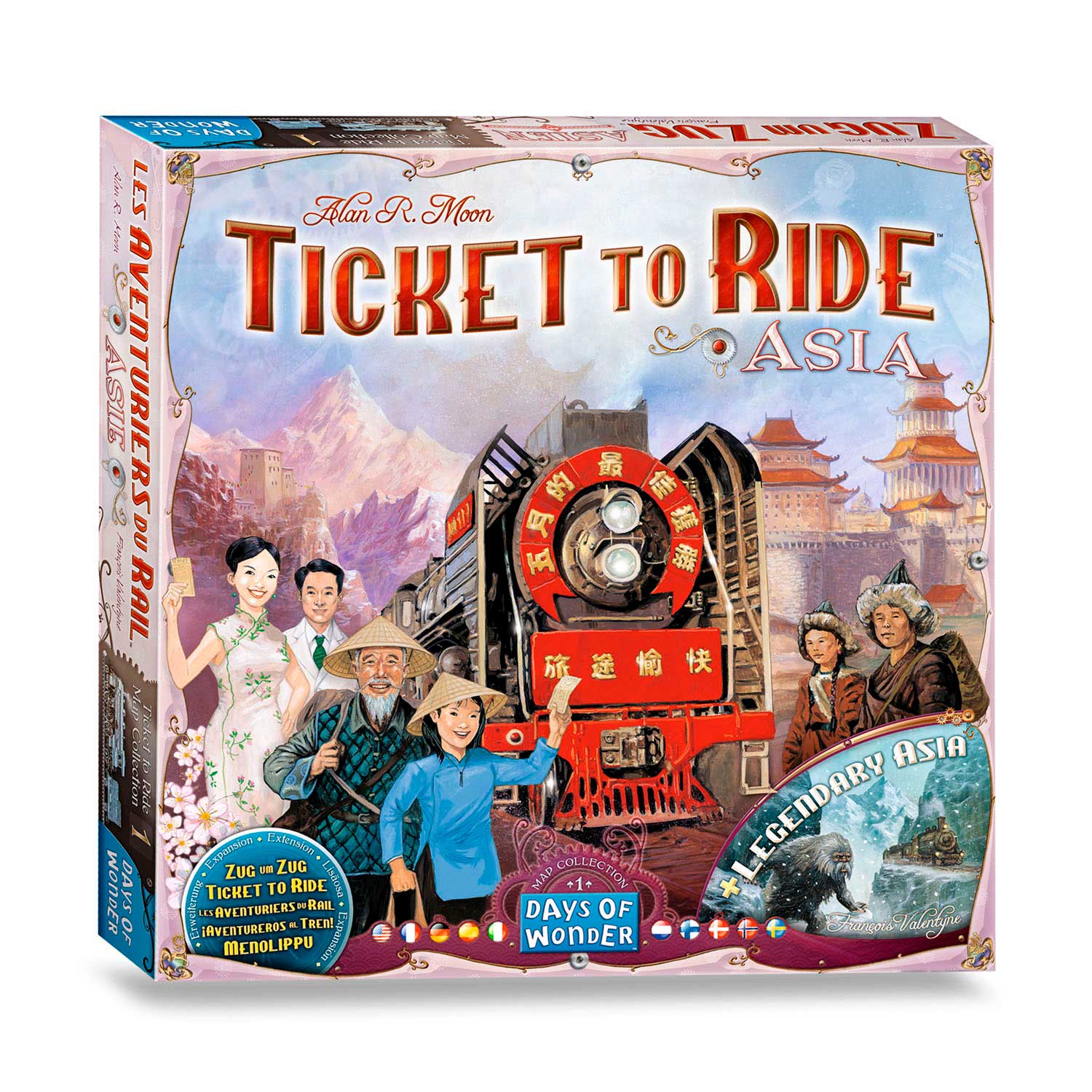 Ticket to Ride Azië Bordspel