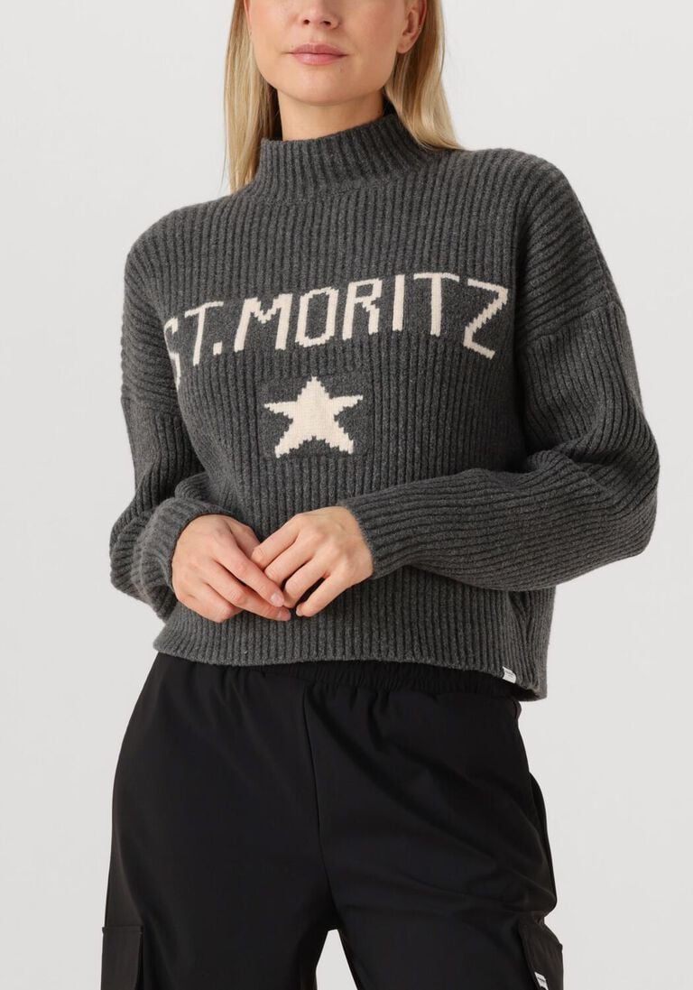 donkergrijze penn & ink trui jumper