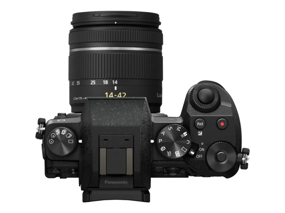 Panasonic Lumix G DMC-G70KA - Digitalkamera - spejlløst - 16.0 MP - Four Thirds - 4K / 25 fps - 3x optisk zoom 14-42 mm objektiv - Wi-Fi - sort