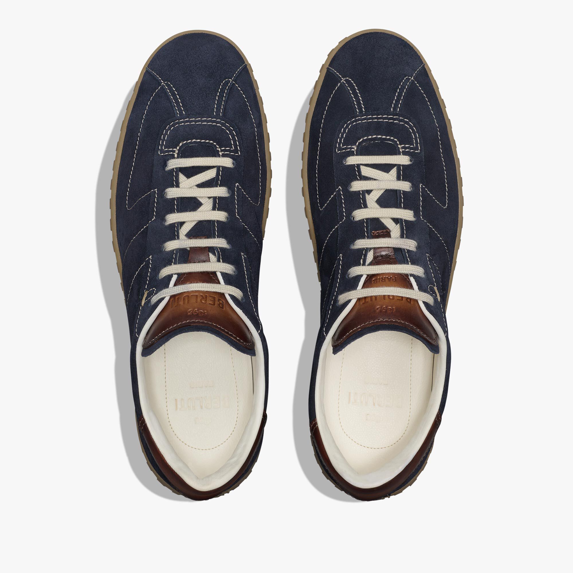 Sneaker Trainer En Suede Scritto