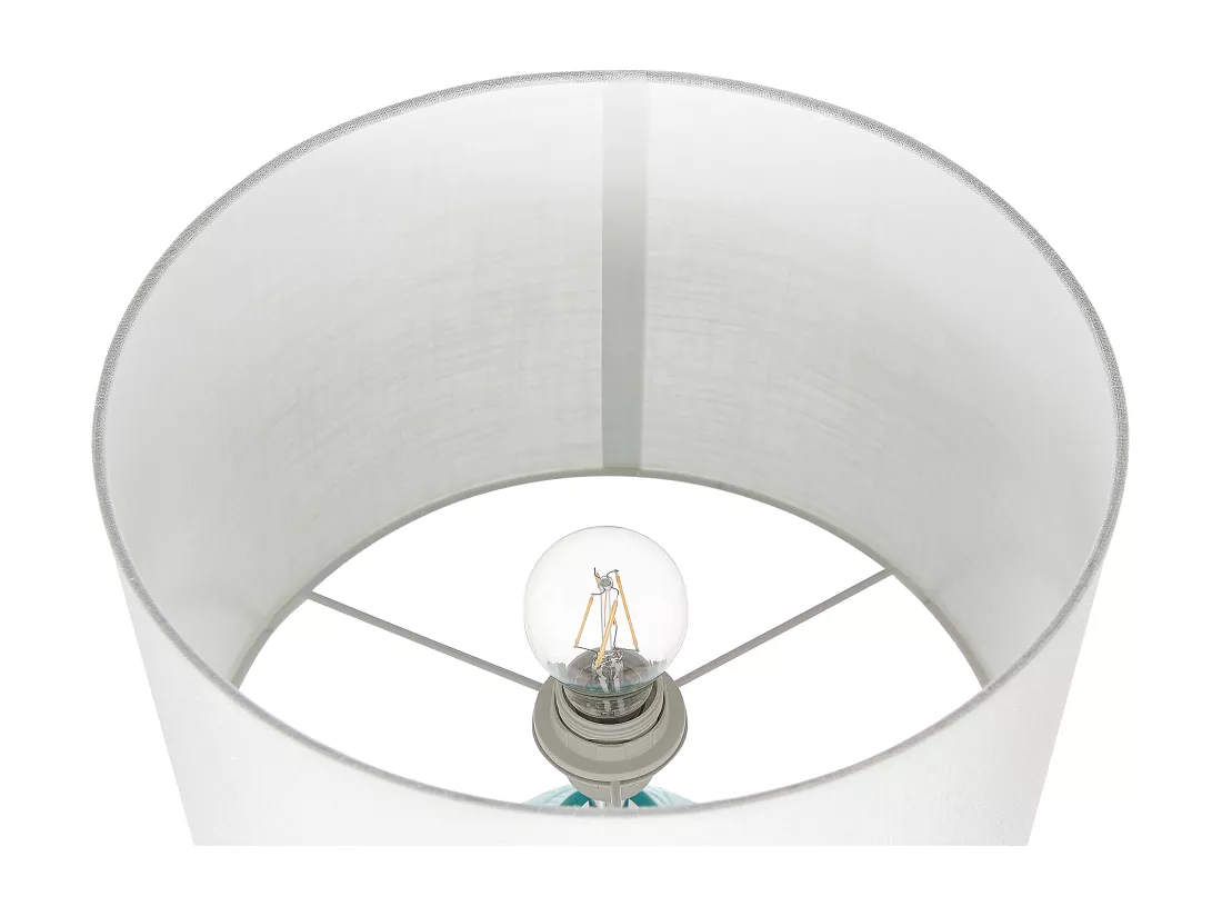 Lampe à poser ATABA Céramique Turquoise