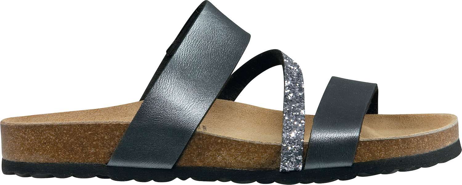 Lico Natural Glitter Damenpantoletten