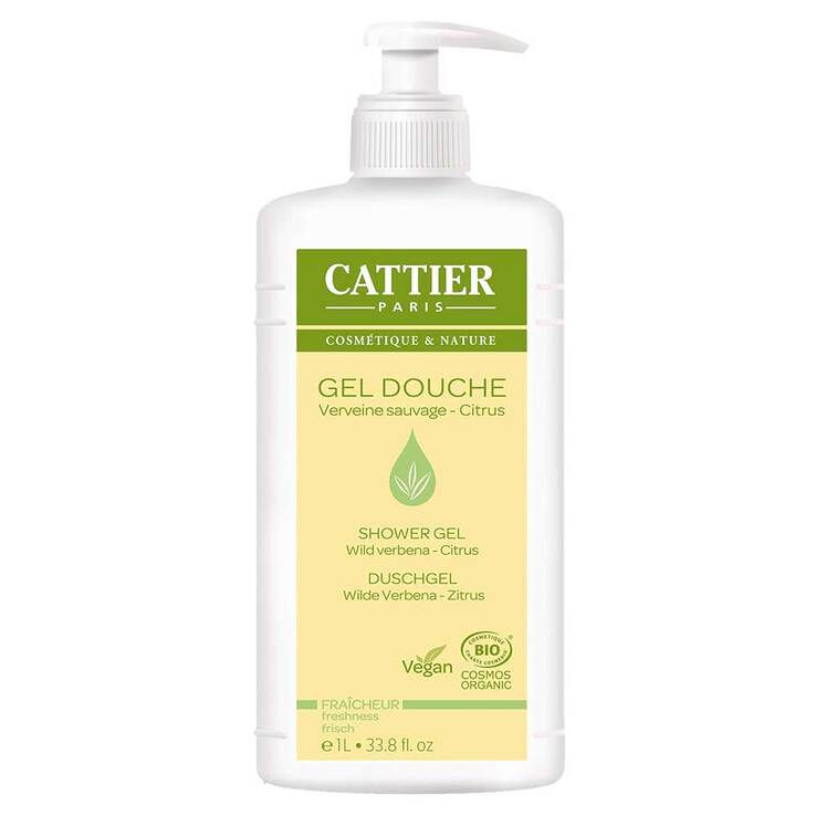 Cattier Duschgel wilde Verbena Zitrus, 1000 ml
