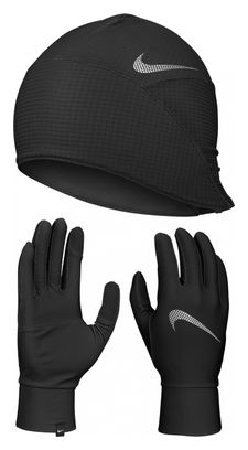 Bonnet   Gants Nike Essential Running Noir Homme