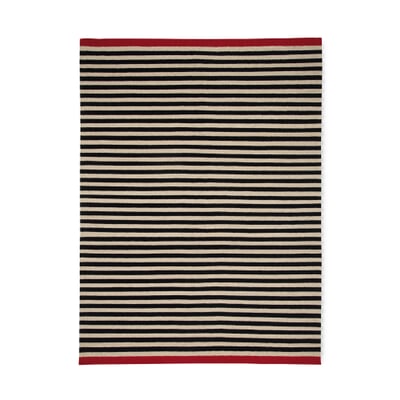 Teppich Rosemary, Groß, Schwarz / Beige