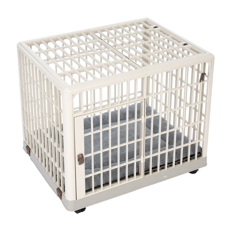 Cage d'intérieur TIAKI avec coussin pour chien
