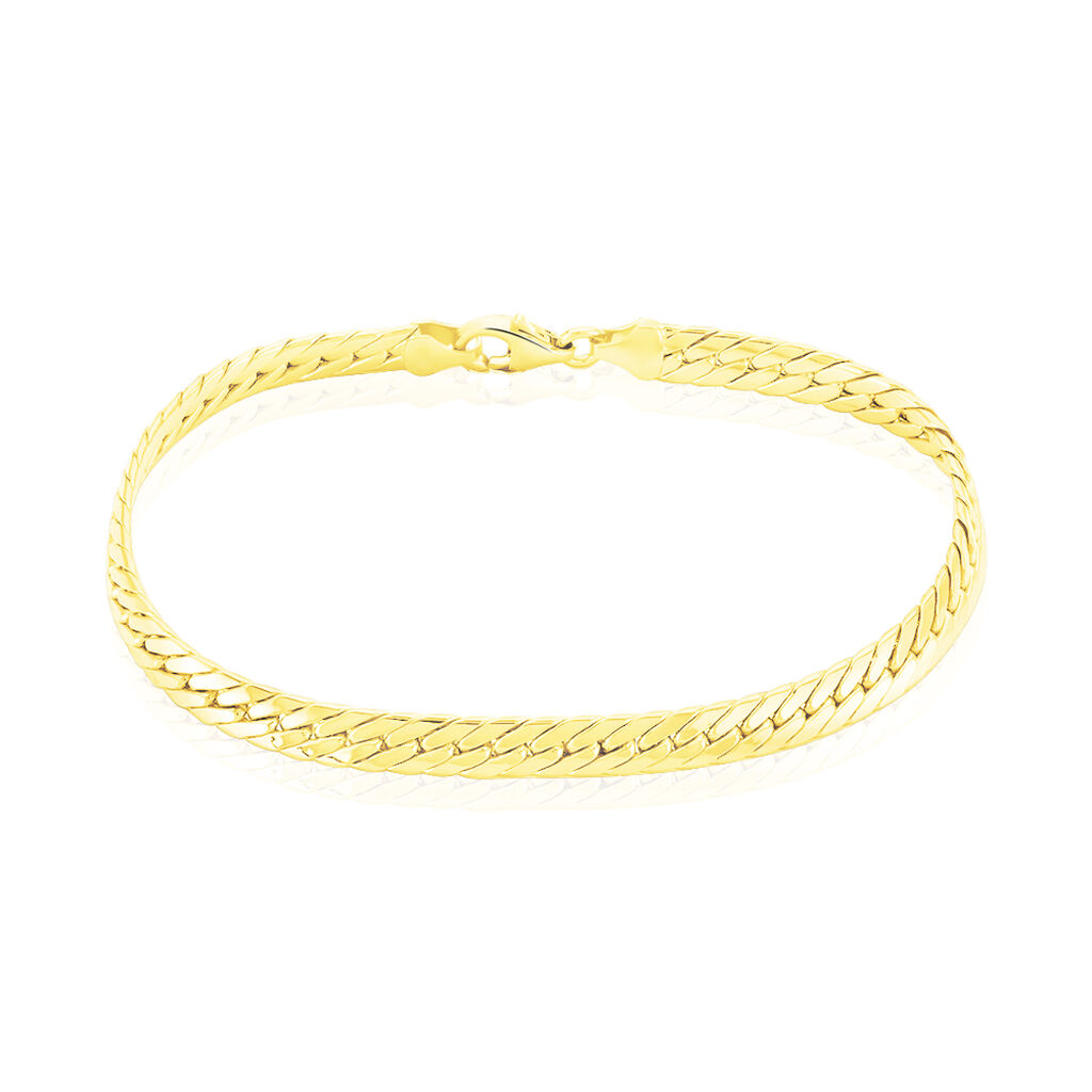 Bracelet Izel Maille Anglaise Or Jaune