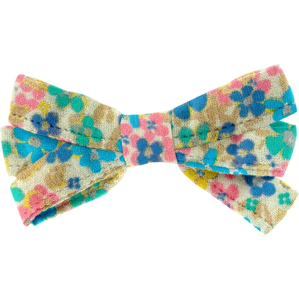 Barrette Noeud Ruban Pâquerette Vintage