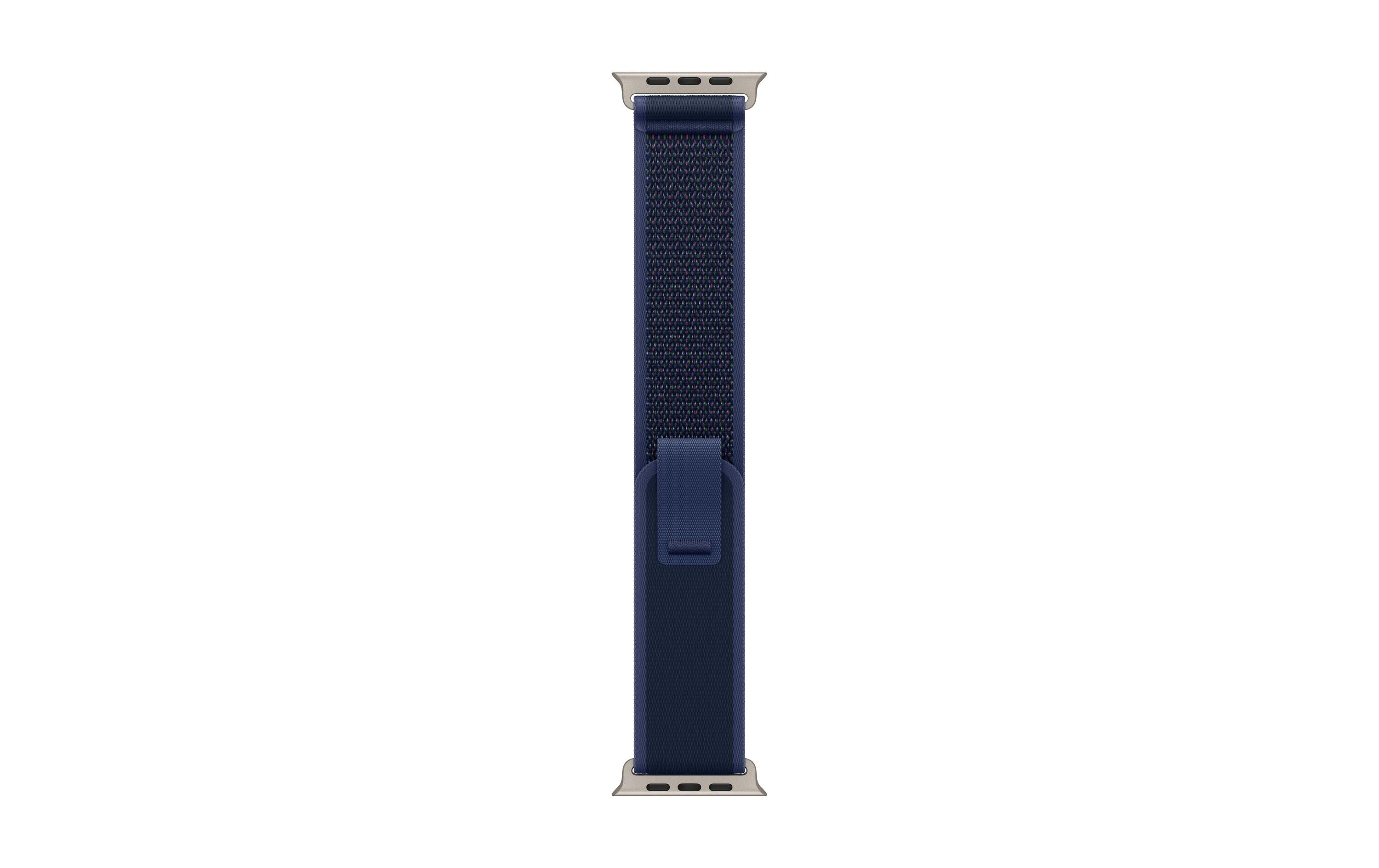Trail Loop 49 mm Dunkelblau/Grau S/MDünnes Armband zu Apple Watch Ultra