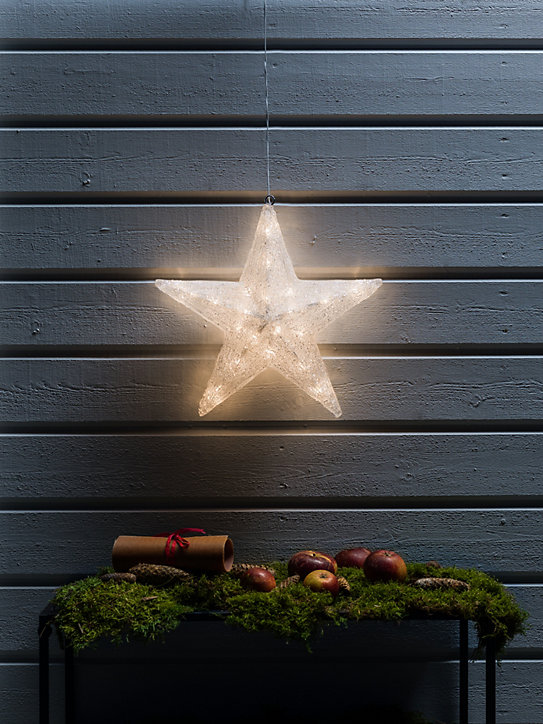 Étoile acrylique 40 LED